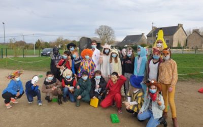 Carnaval de l’école : les masques font la fête !!!